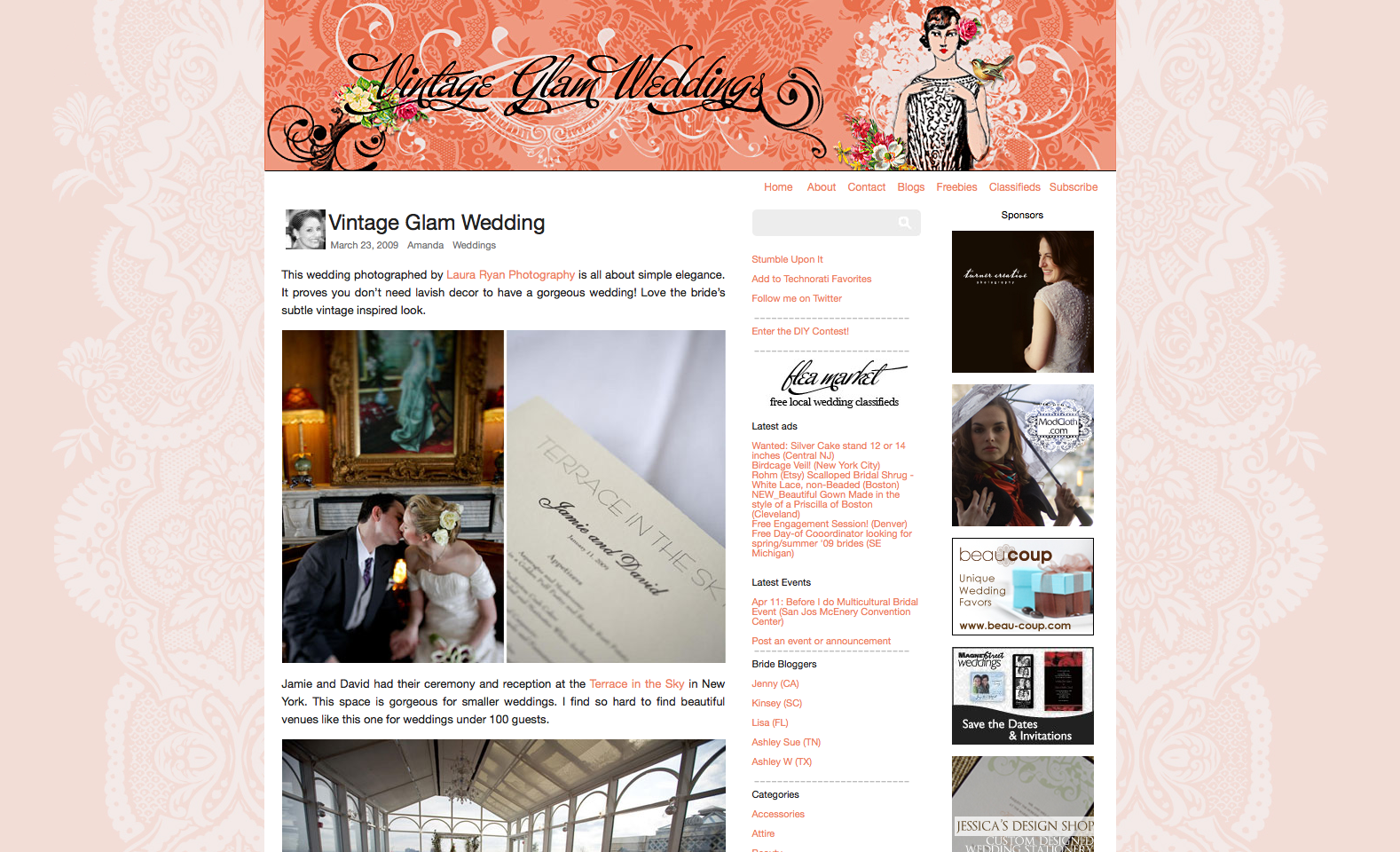 Blog luv from Vintage Glam Blog