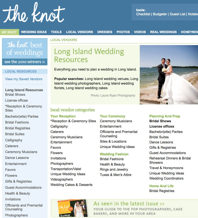 Awesomeness – Photo Feature on the Knot.com