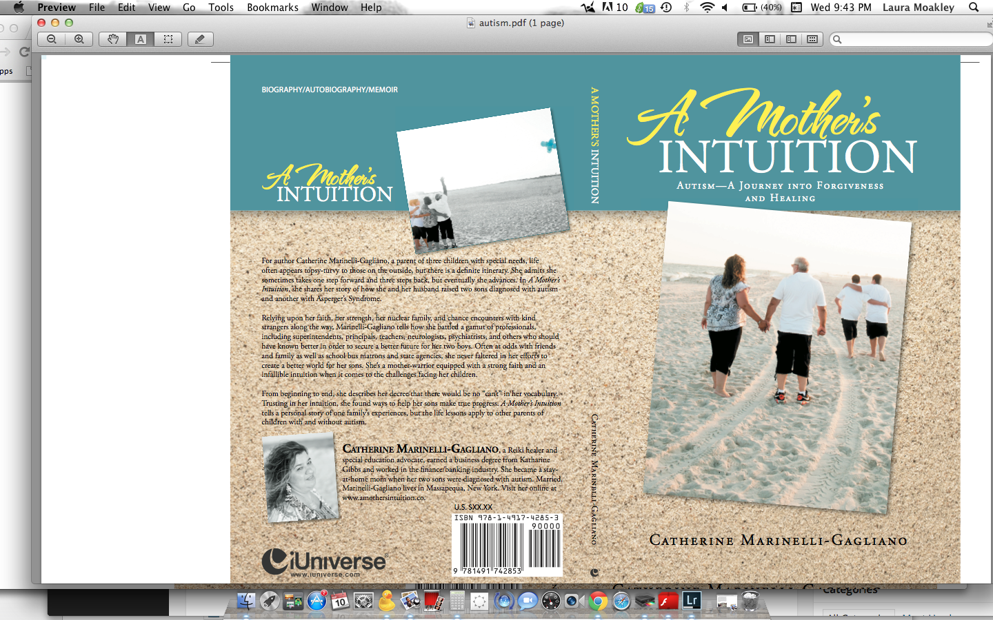 Commissions  – ” A Mother’s Intuition”  Book Cover